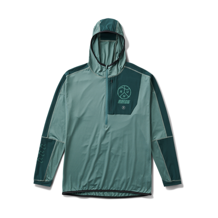 Hood of a vehicle parked in a rugged outdoor setting, evoking a sense of adventure and exploration.